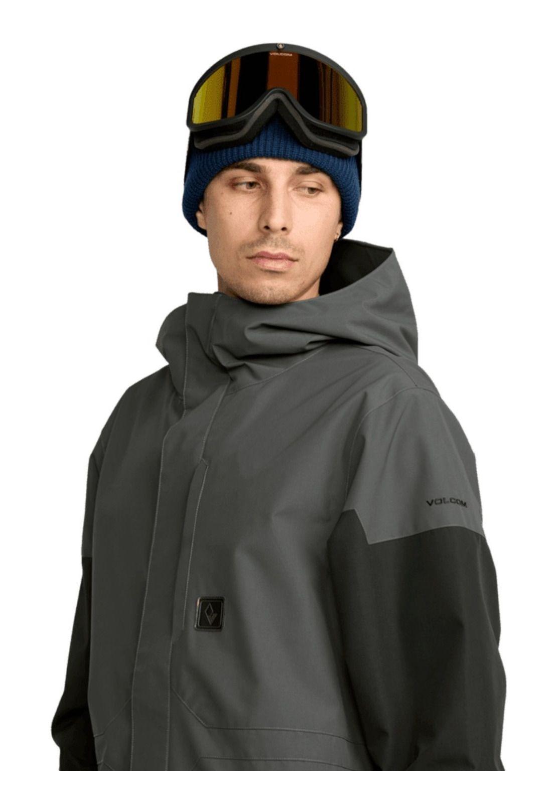 Parka Snow Primry Ins Gris Hombre Volcom-6