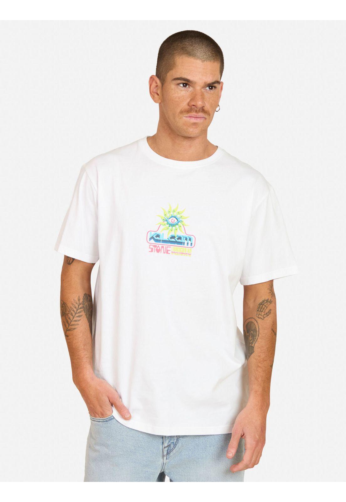 Polera MC Reallity Fab Blanco Hombre Volcom-0