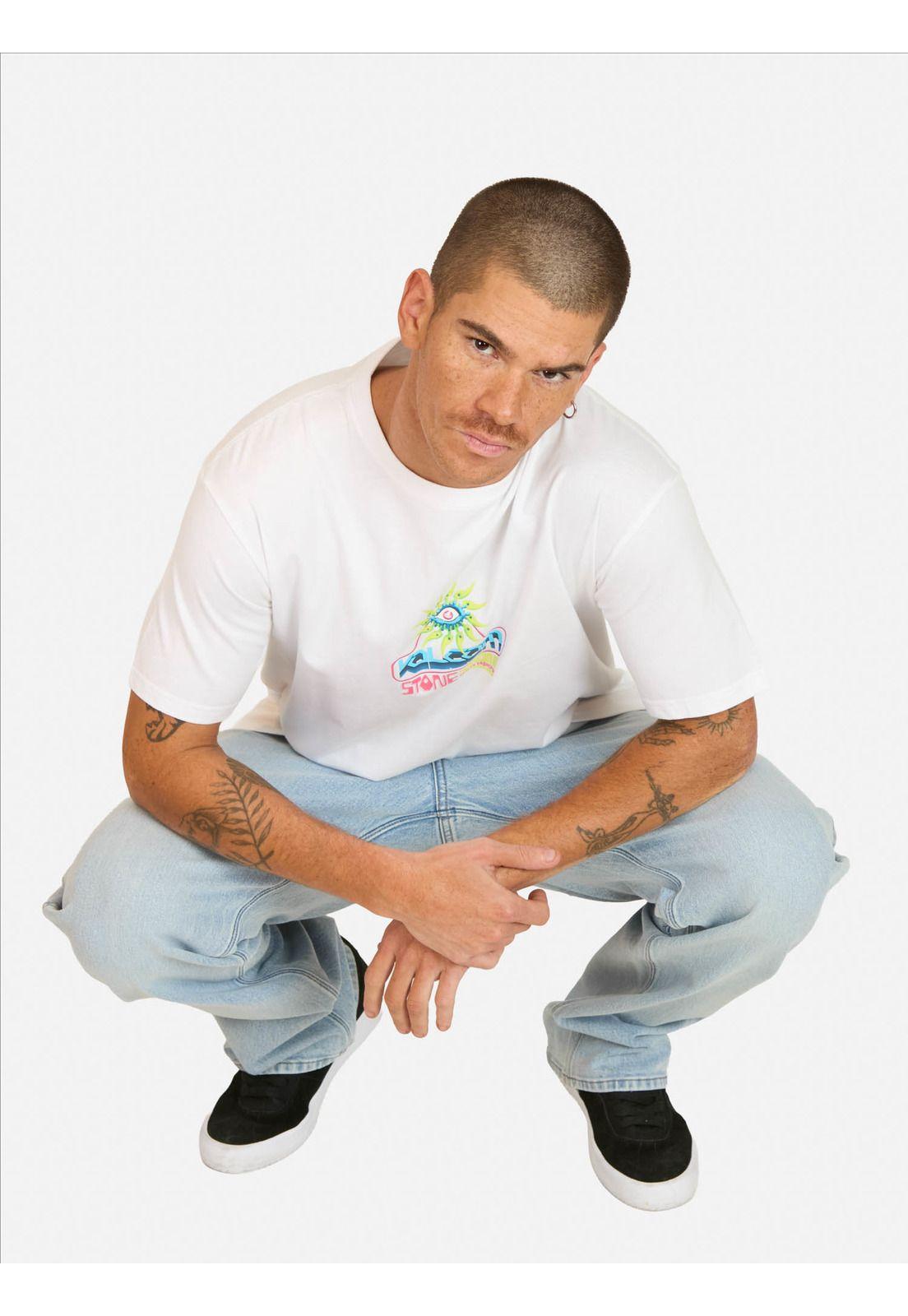Polera MC Reallity Fab Blanco Hombre Volcom-3