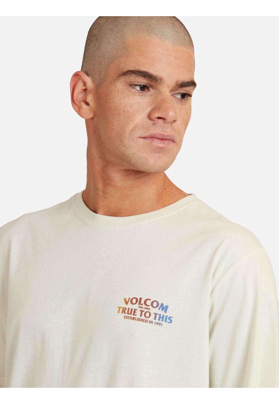 Polera M/C Yamate Beige Hombre Volcom-3