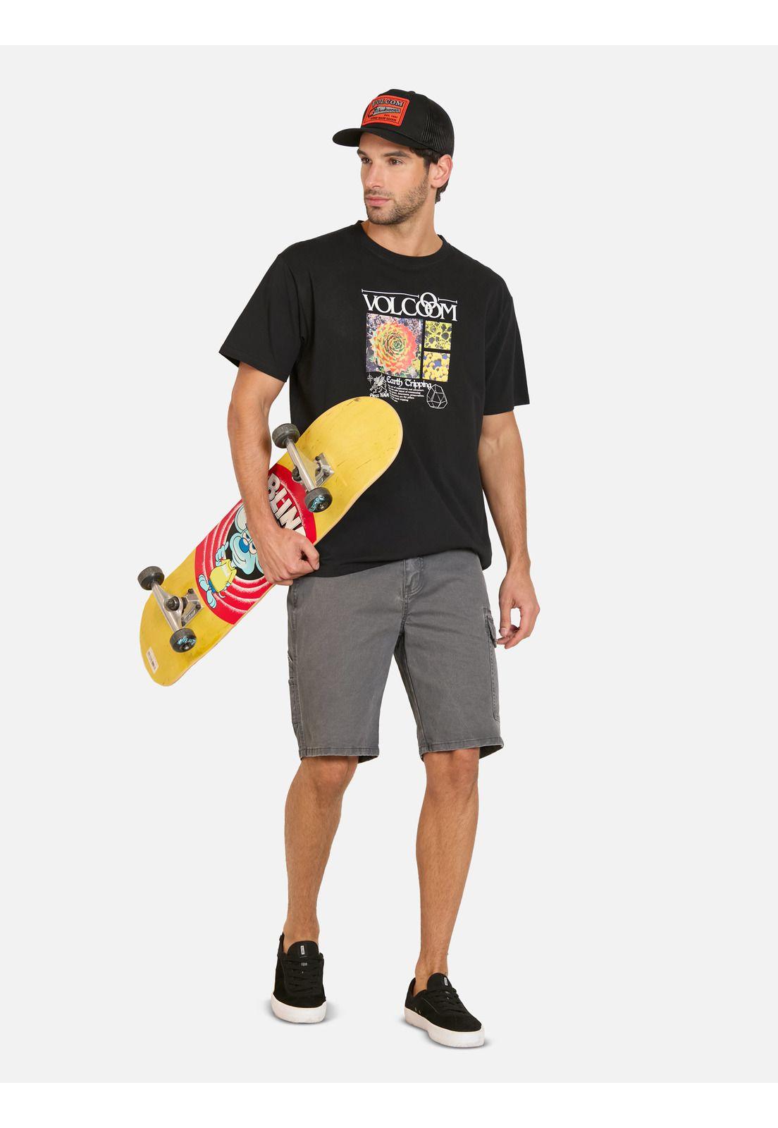 Bermuda Flowz Gris Hombre Volcom-3