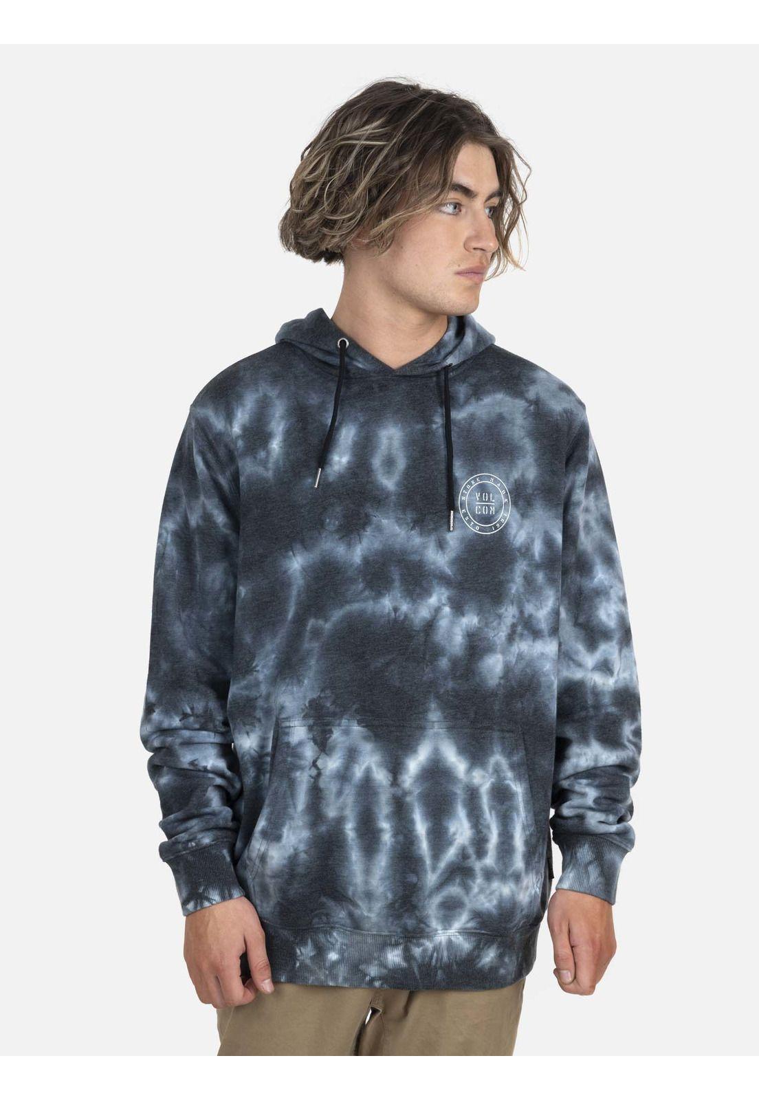 Poleron Canguro Hombre 7O157-MV22 Negro Volcom-0