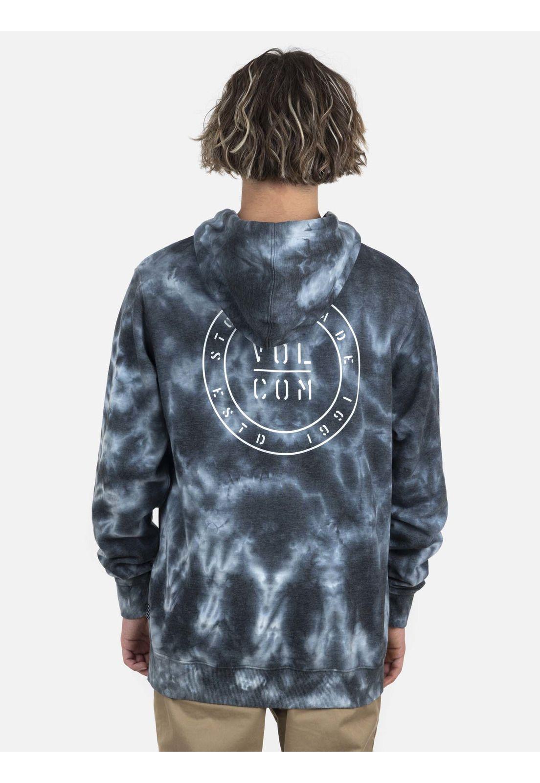 Poleron Canguro Hombre 7O157-MV22 Negro Volcom-1