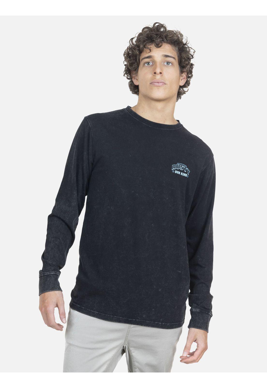 Polera Hombre 7P243-MV22 Negro Rusty-0