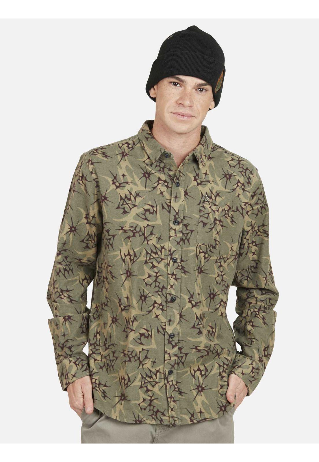 Camisa Dark Vc Hombre Multicolor Volcom-0