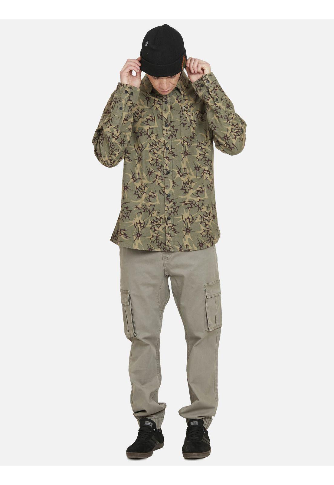 Camisa Dark Vc Hombre Multicolor Volcom-3