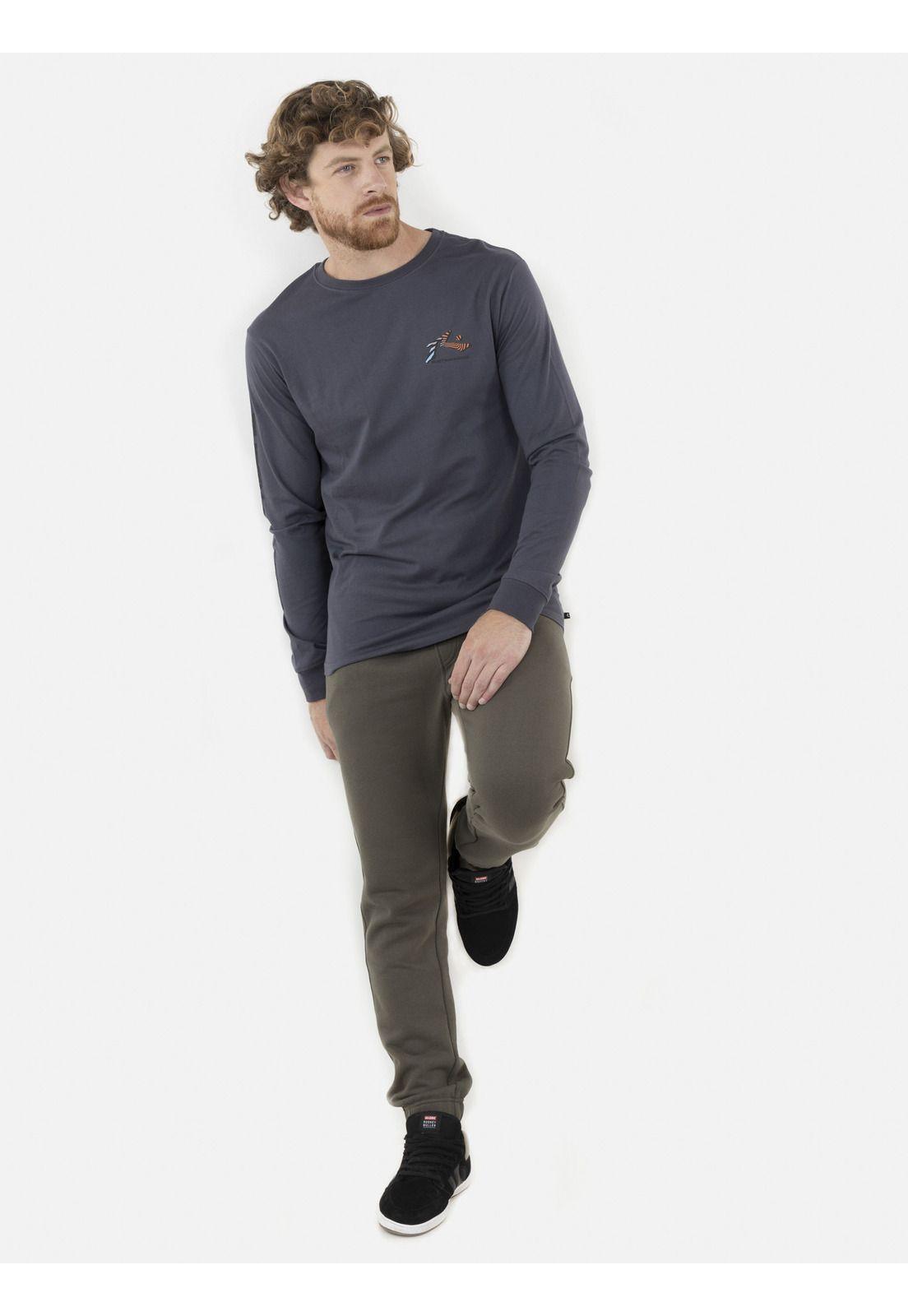 Polera Hombre 7P270 Gris Oscuro Rusty-3