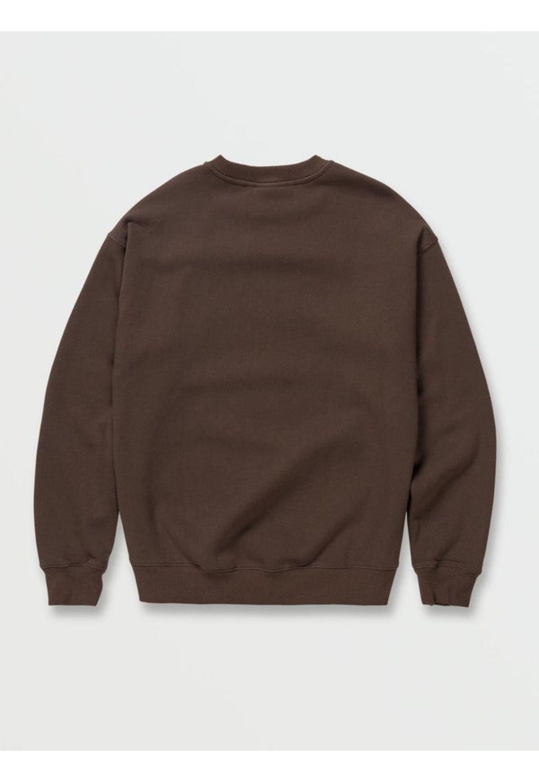Poleron FA BOB MOLLEMA CREW Hombre Café Volcom-3