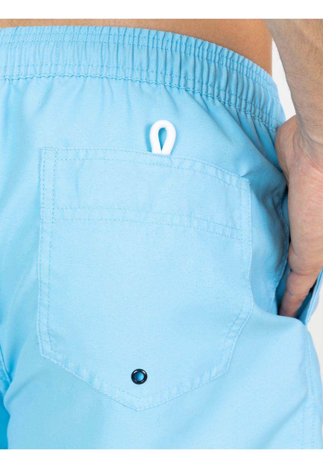 Traje De Baño Microfibra Inked Celeste Hombre Rusty-2