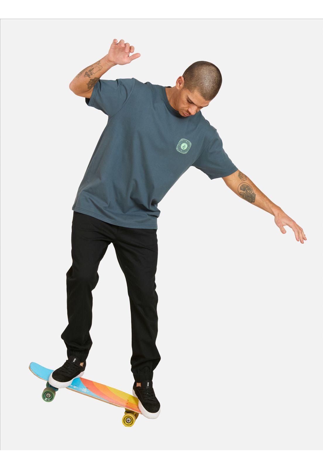 Polera MC Frequency Azul Hombre Volcom-3