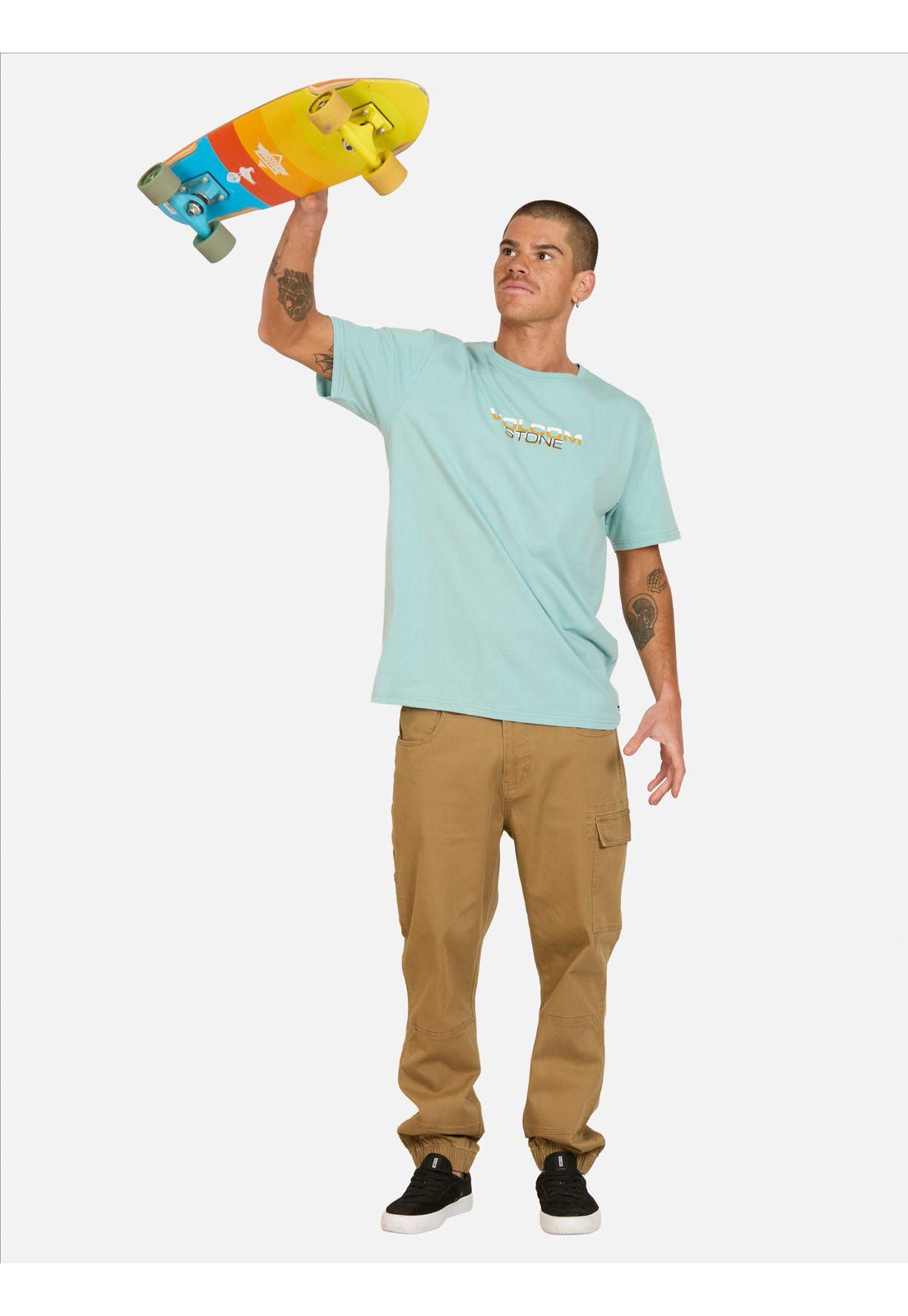 Polera MC Morristone Azul Hombre Volcom-3