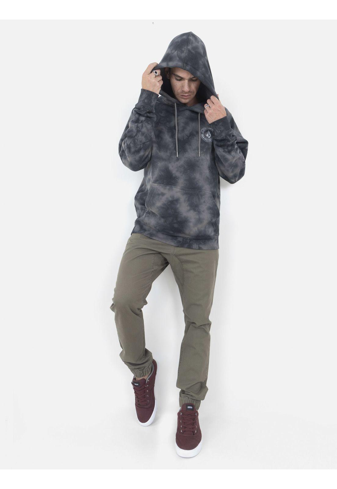 Poleron Hombre EMBRACE DYE HOOD Multicolor Volcom-3