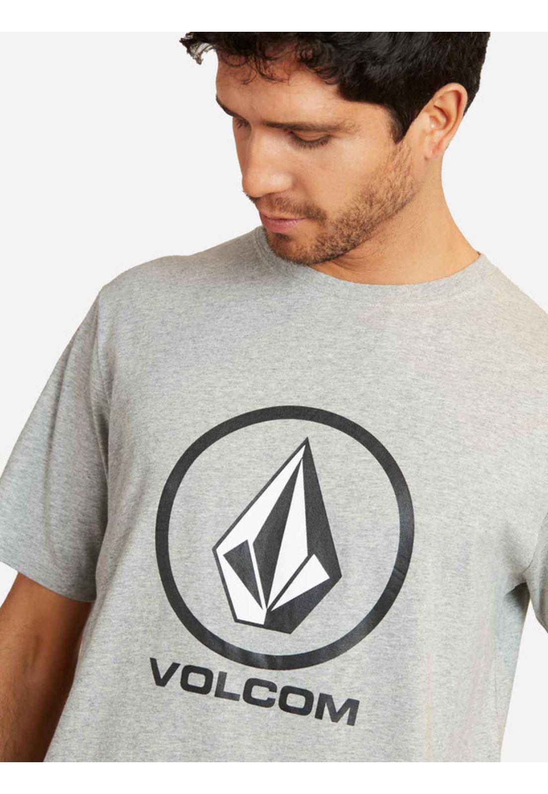 Polera Crisp Stone Gris Hombre Volcom-3