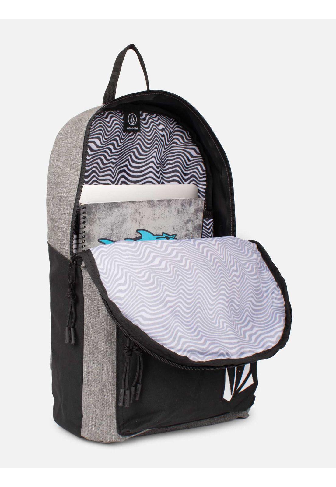 Mochila Academy School Gris Hombre Volcom-2