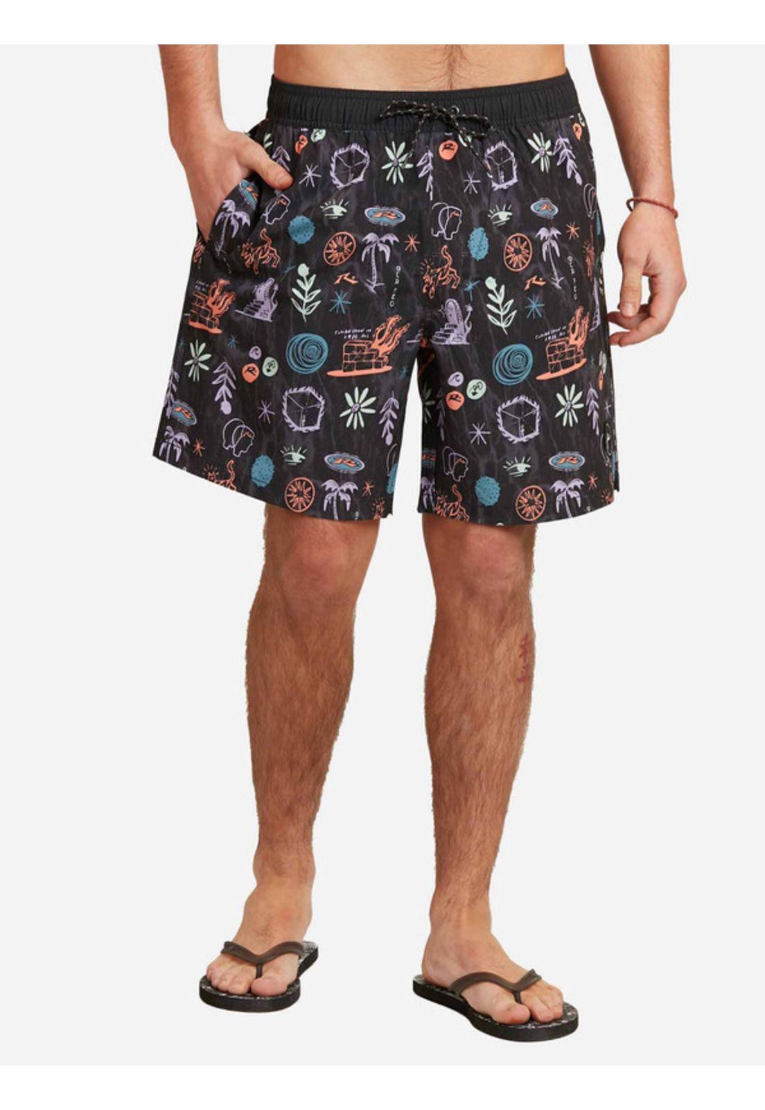 Traje De Baño Tiny Kind Short Multicolor Hombre rusty-0