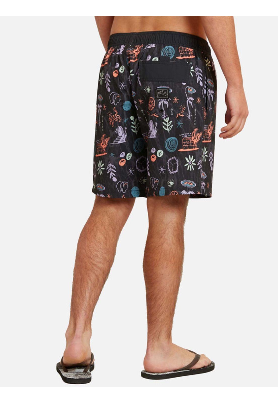 Traje De Baño Tiny Kind Short Multicolor Hombre rusty-1