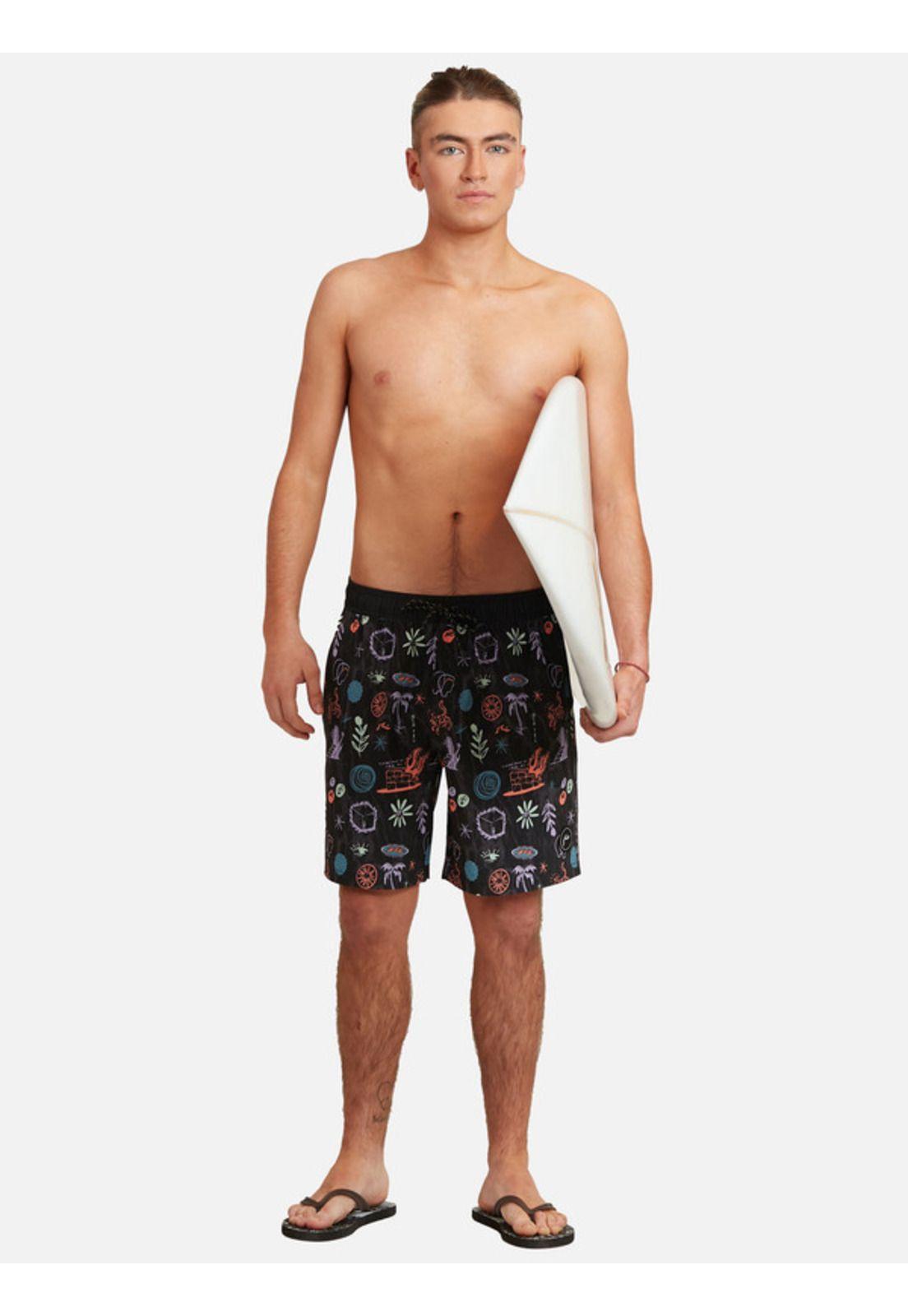 Traje De Baño Tiny Kind Short Multicolor Hombre rusty-3