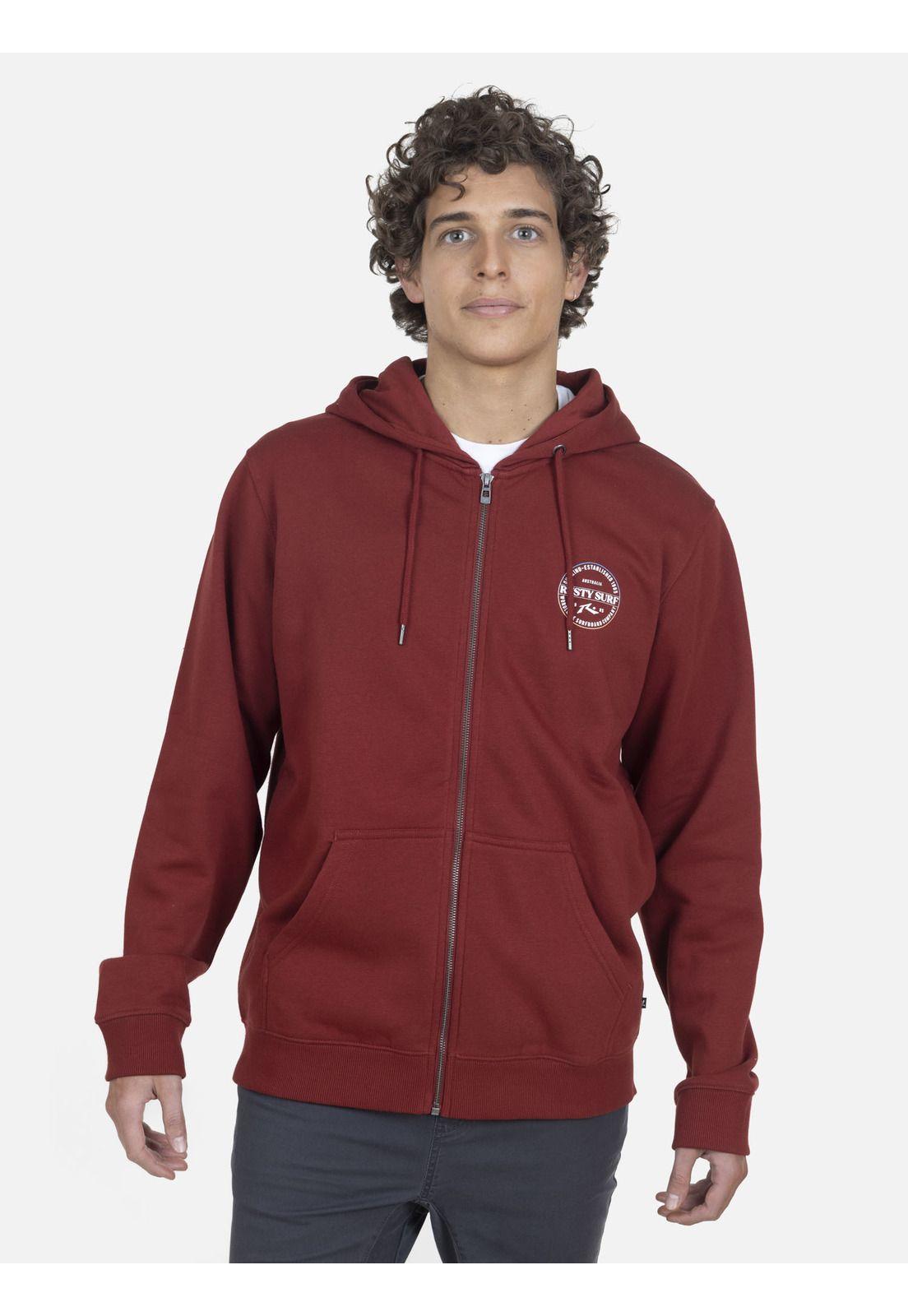 Poleron Hombre 7O270-MV22 Rojo Rusty-0