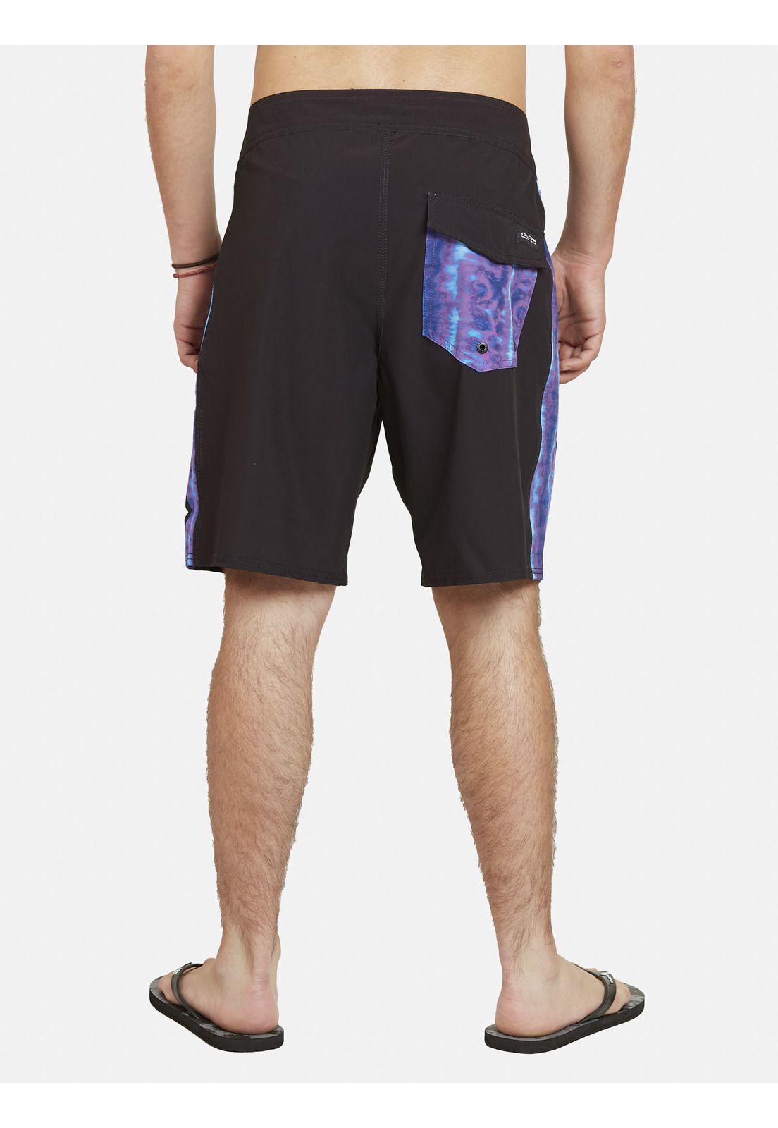 Traje de Baño MOD DEADLI DIAMOND TRUNKS Hombre Negro Volcom-1