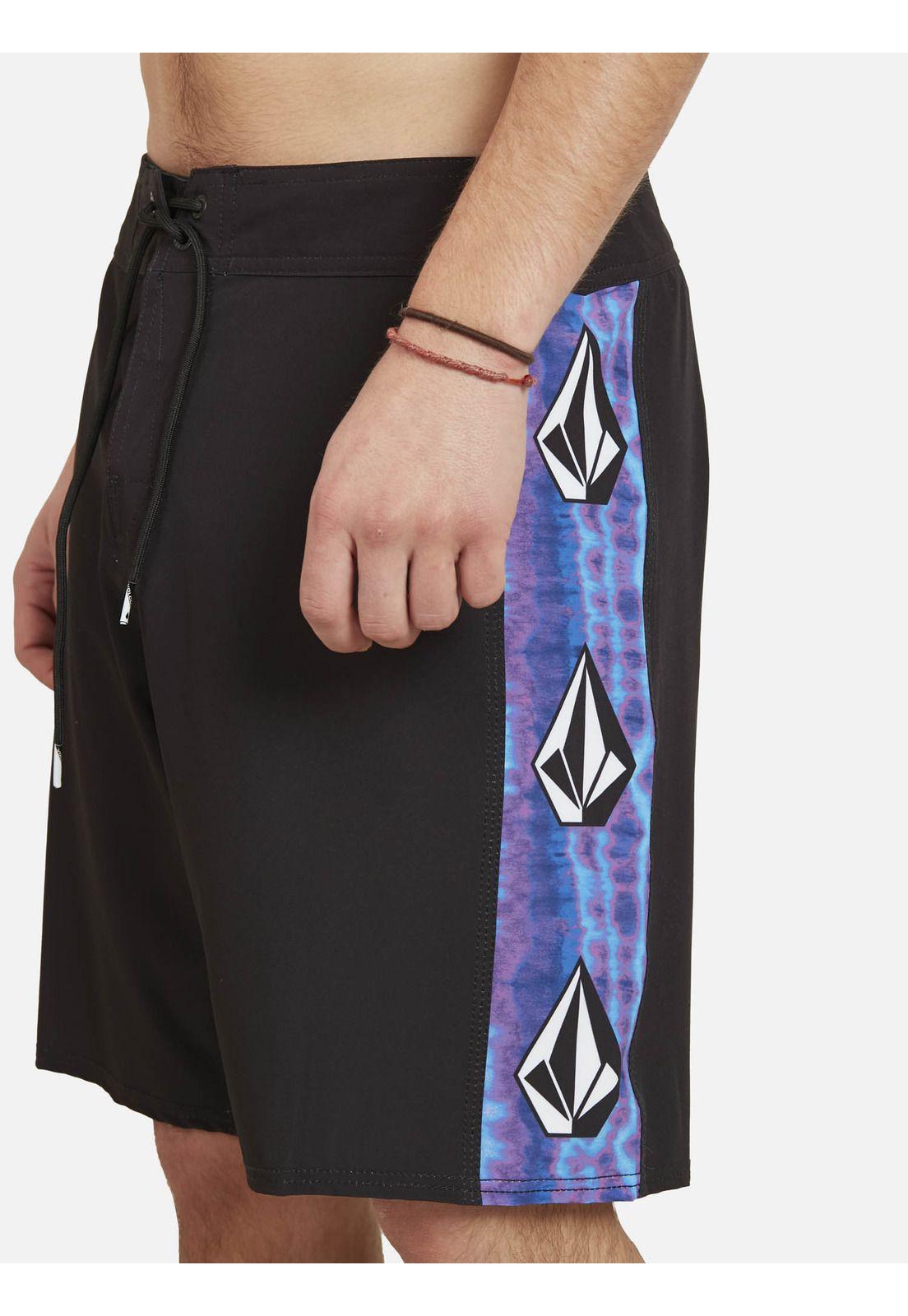 Traje de Baño MOD DEADLI DIAMOND TRUNKS Hombre Negro Volcom-2