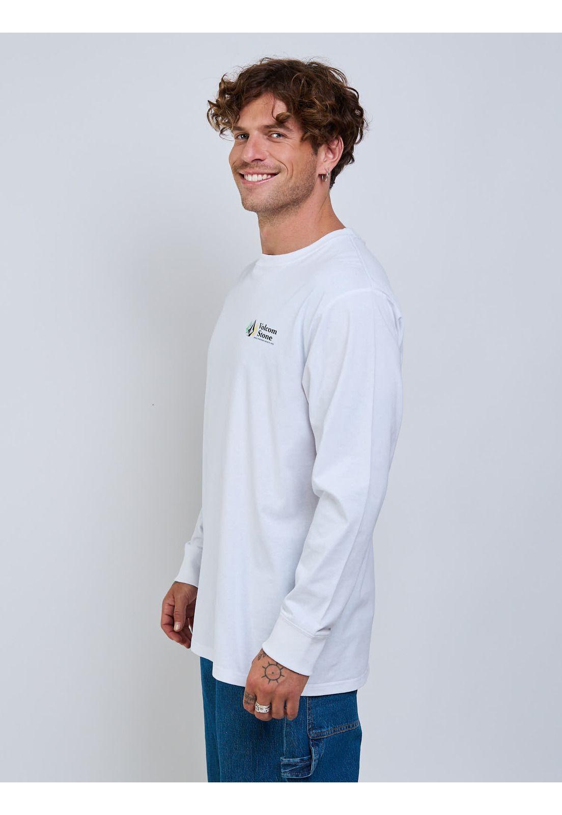 Polera ML Icy Eyes Blanco Hombre Volcom-2