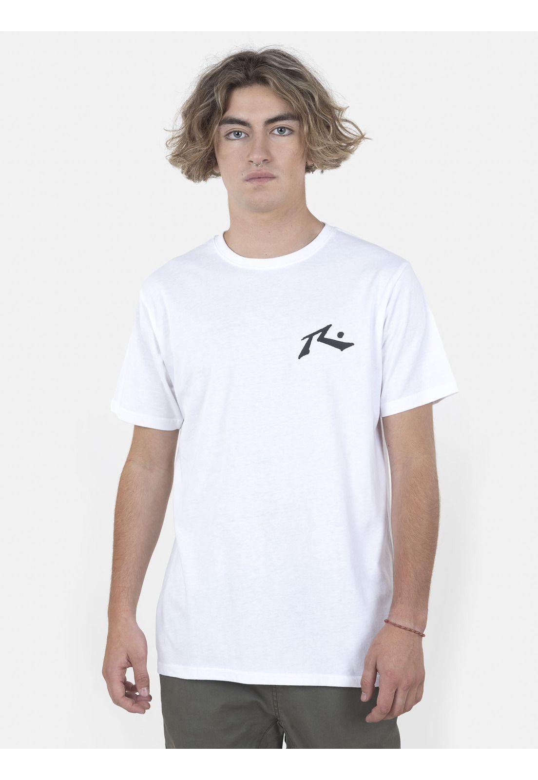 Polera Hombre LEAF CAMO Blanco Rusty-0