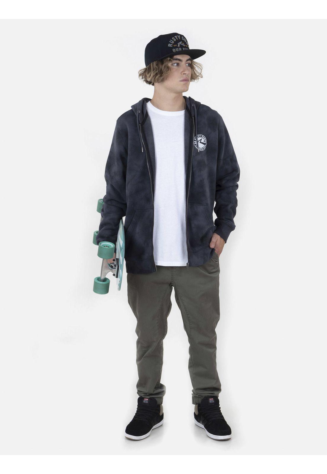 Polera Hombre LEAF CAMO Blanco Rusty-3