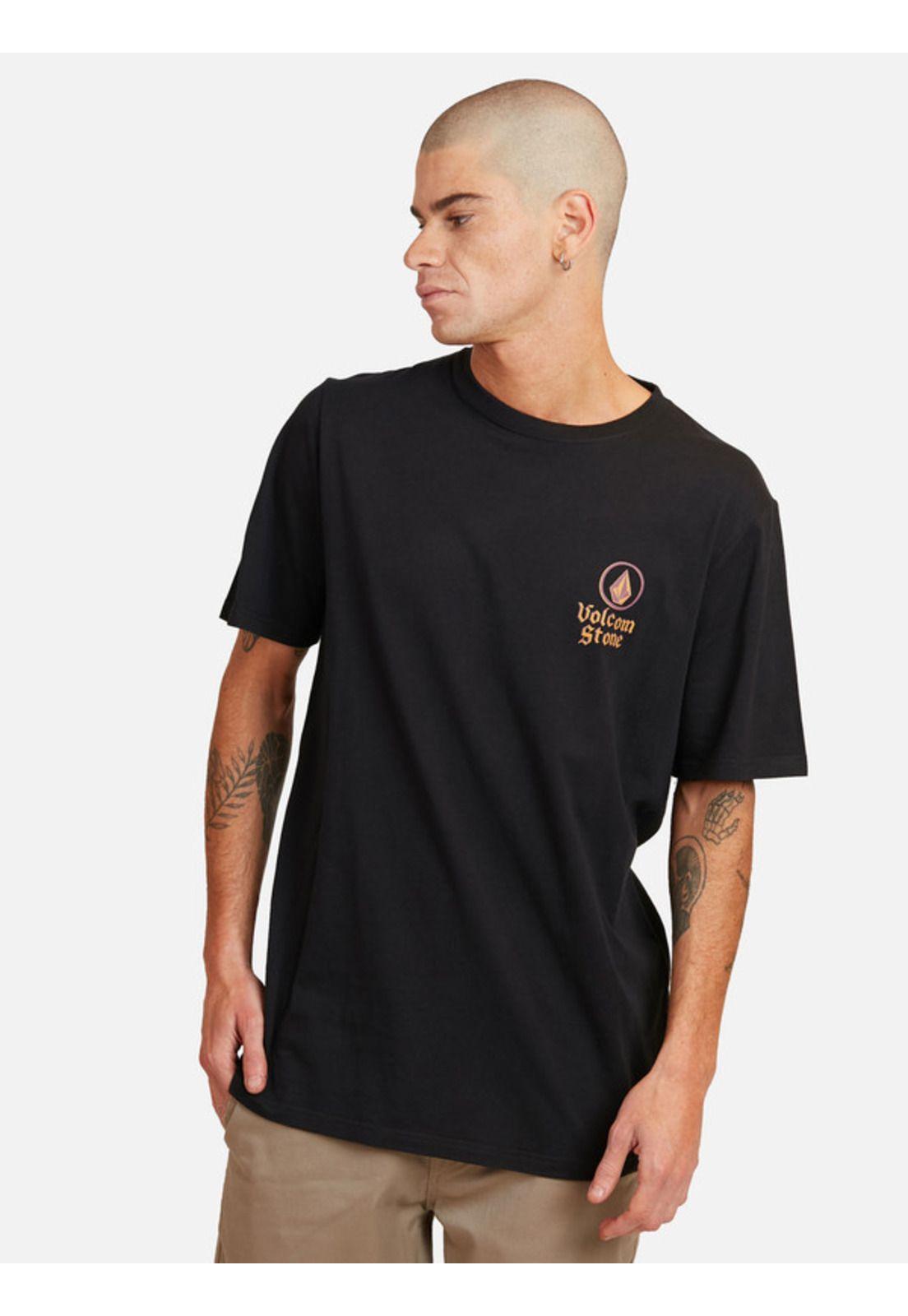 Polera M/C Forty Ouncer Negro Hombre Volcom-0