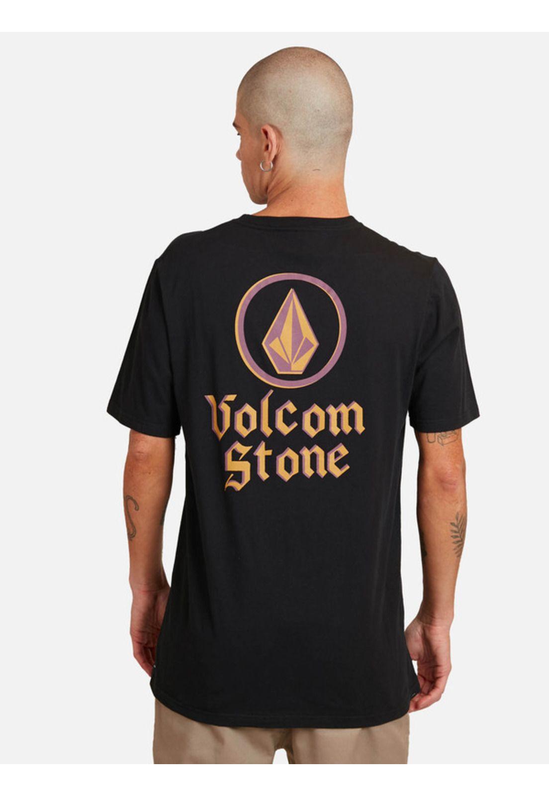 Polera M/C Forty Ouncer Negro Hombre Volcom-1
