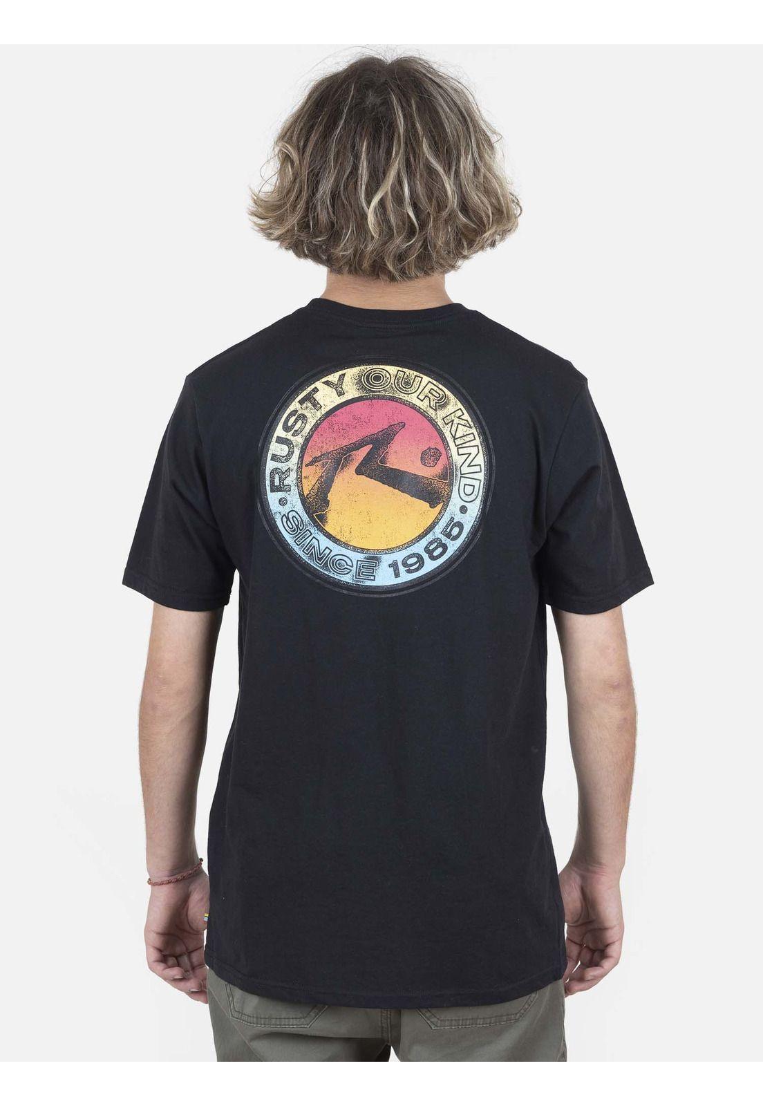 Polera Hombre OUR KIND Negro Rusty-1