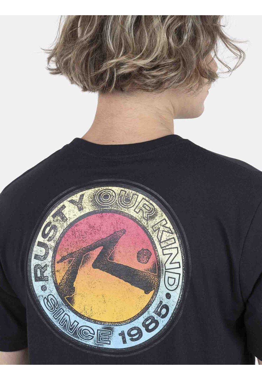 Polera Hombre OUR KIND Negro Rusty-2