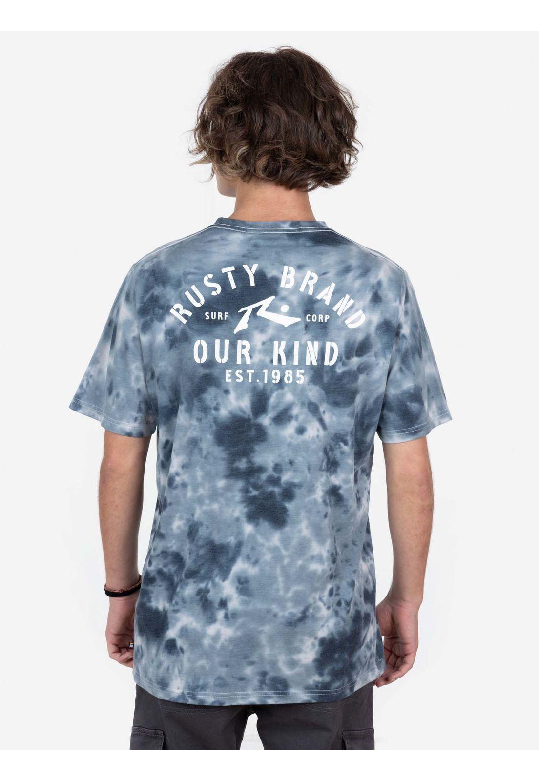 Polera OUR KIND SURF SS TEE Hombre Multicolor Rusty-1