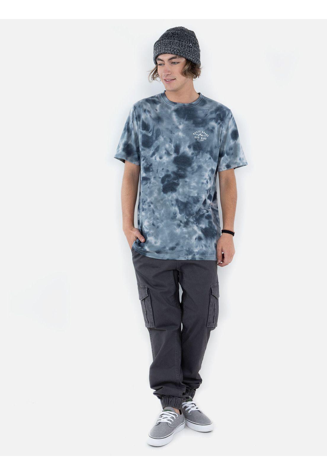 Polera OUR KIND SURF SS TEE Hombre Multicolor Rusty-3