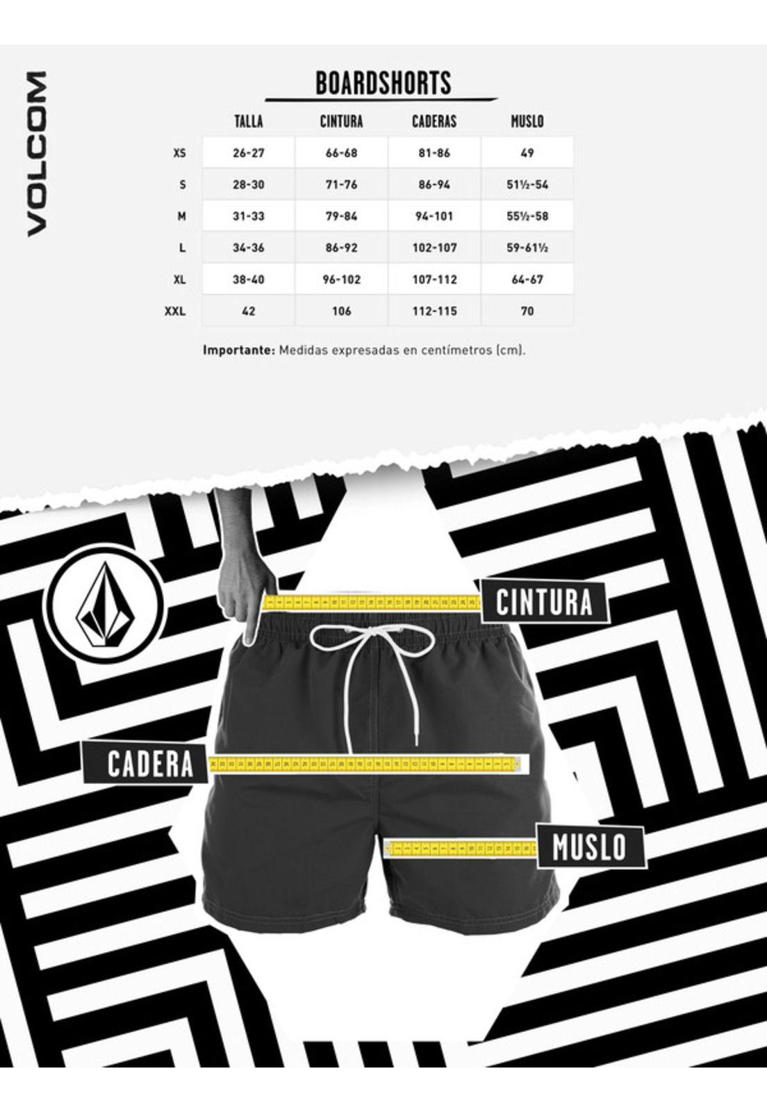 Traje De Baño Psyche Marble Mod-Tech Negro Hombre Volcom-2