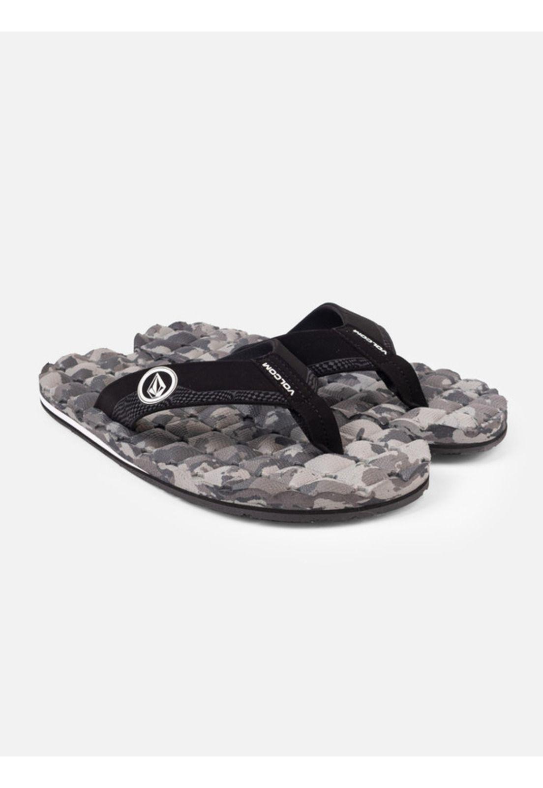 Sandalias Tt Recliner Gris Hombre Volcom-0