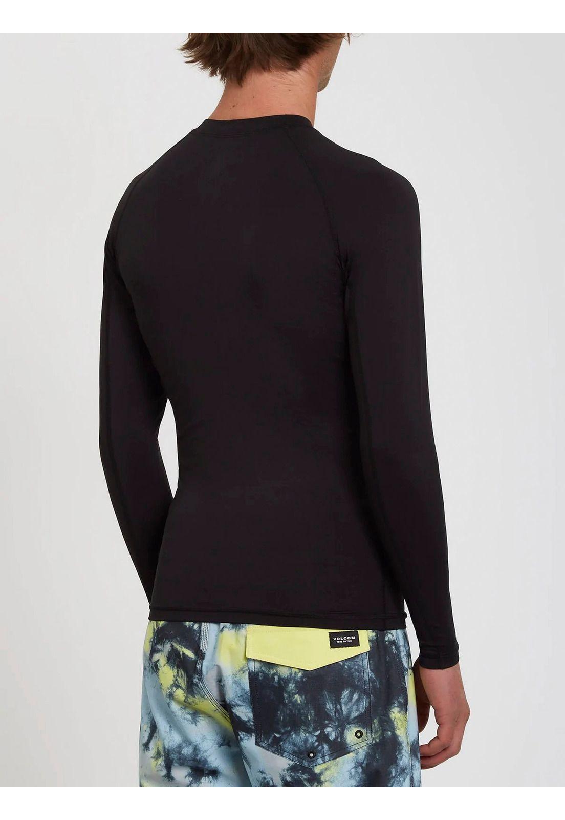 Polera UVP 7P241-MV23 Liso Blackmel Masculino Volcom-1