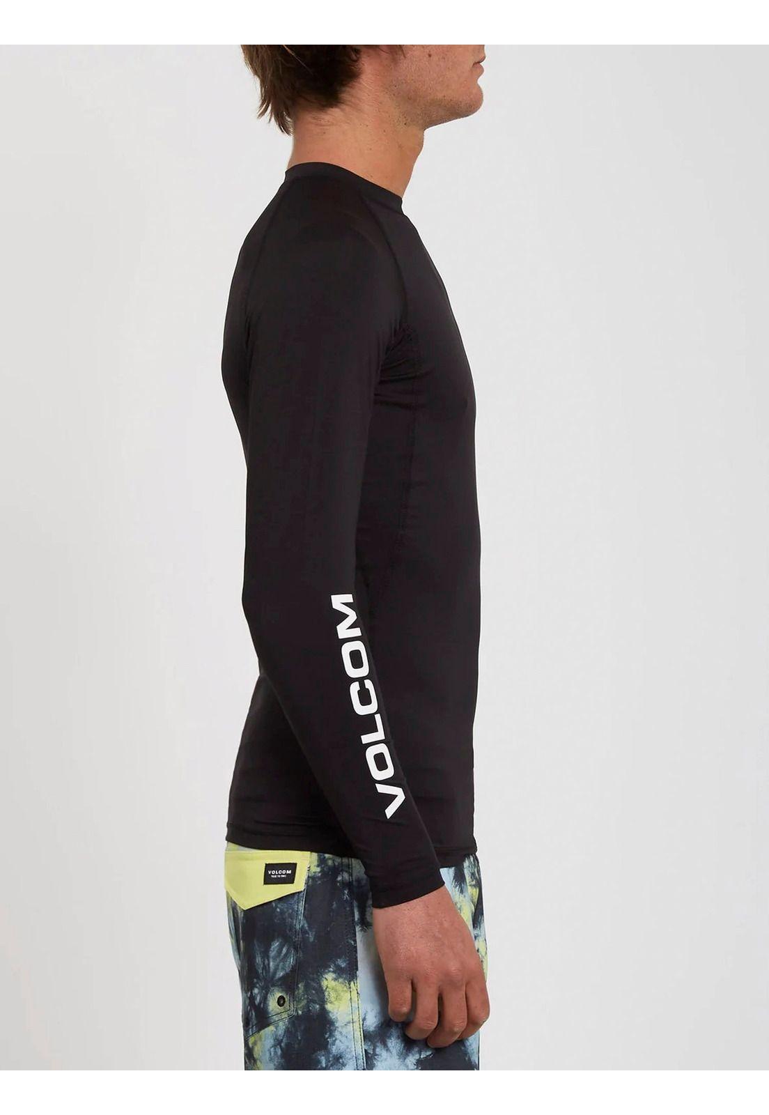 Polera UVP 7P241-MV23 Liso Blackmel Masculino Volcom-2