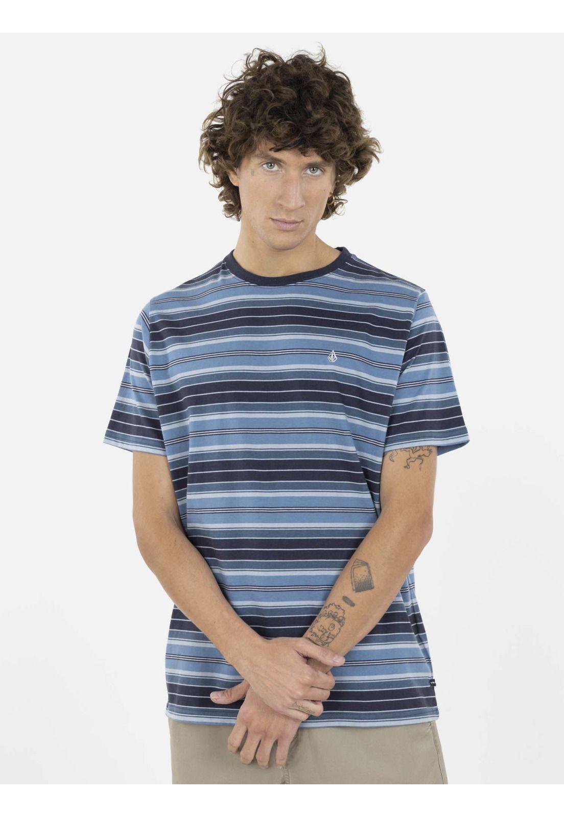 Polera BRIGES CREWSS  TEE Hombre Multicolor Volcom-0