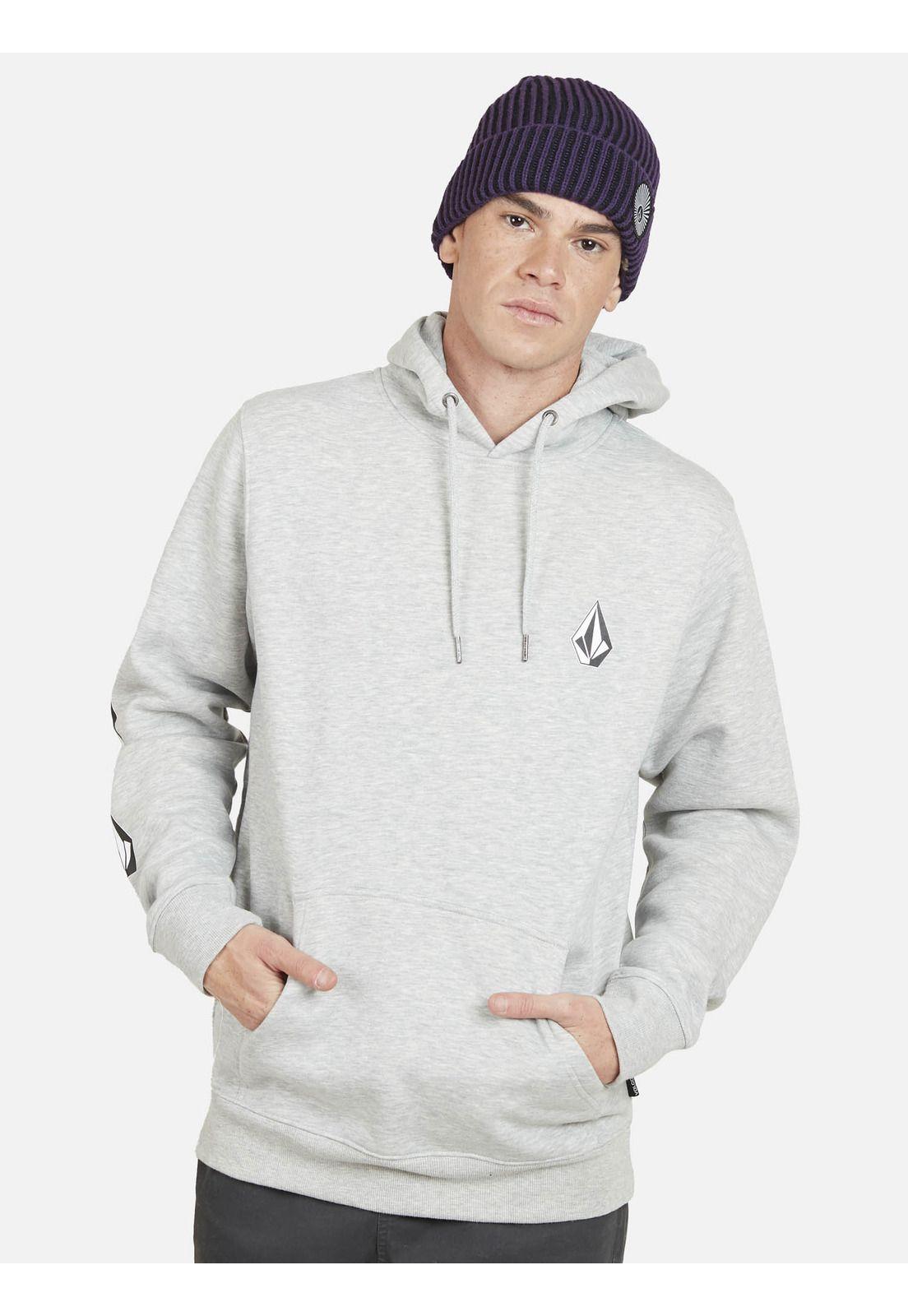Poleron DIAMOND VLCM Hombre Gris Volcom-0