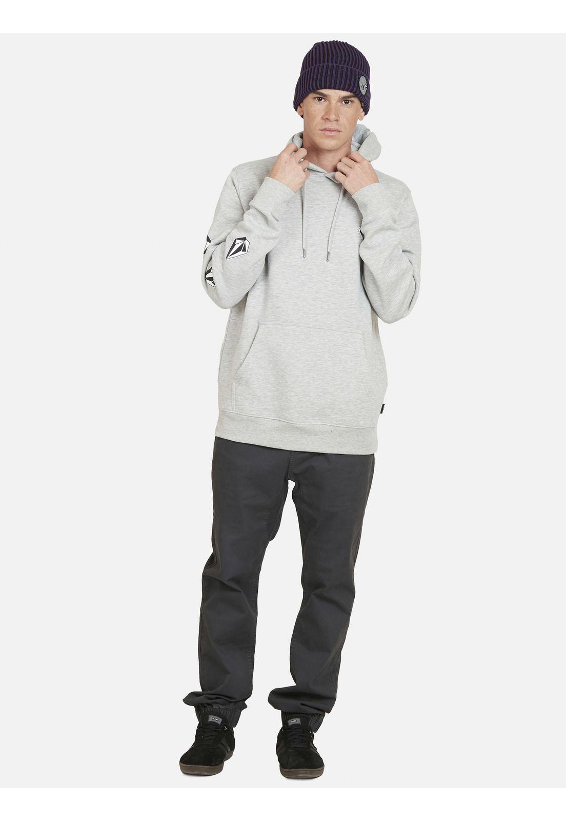 Poleron DIAMOND VLCM Hombre Gris Volcom-4