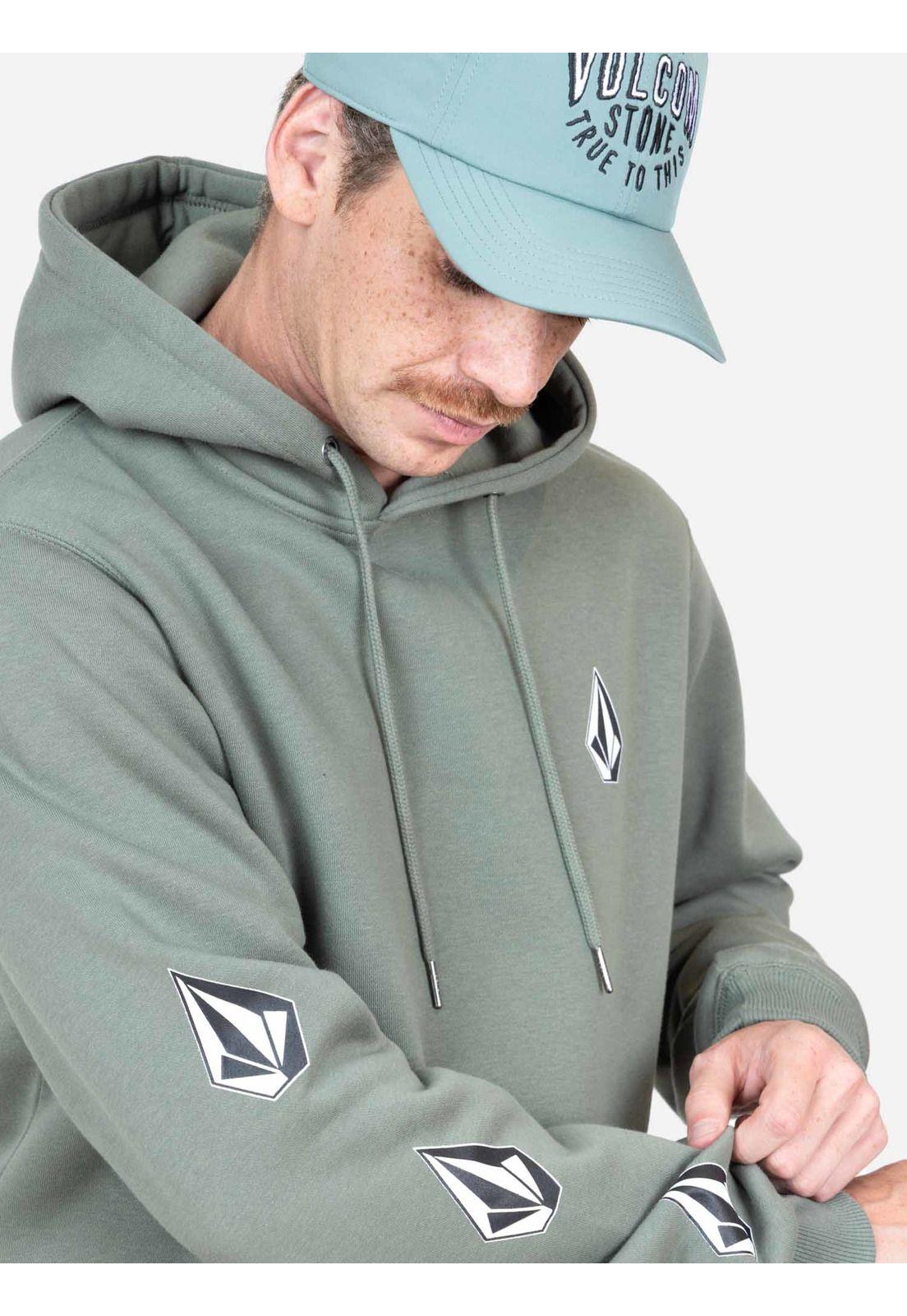 Poleron Roam Verde Hombre Volcom-2