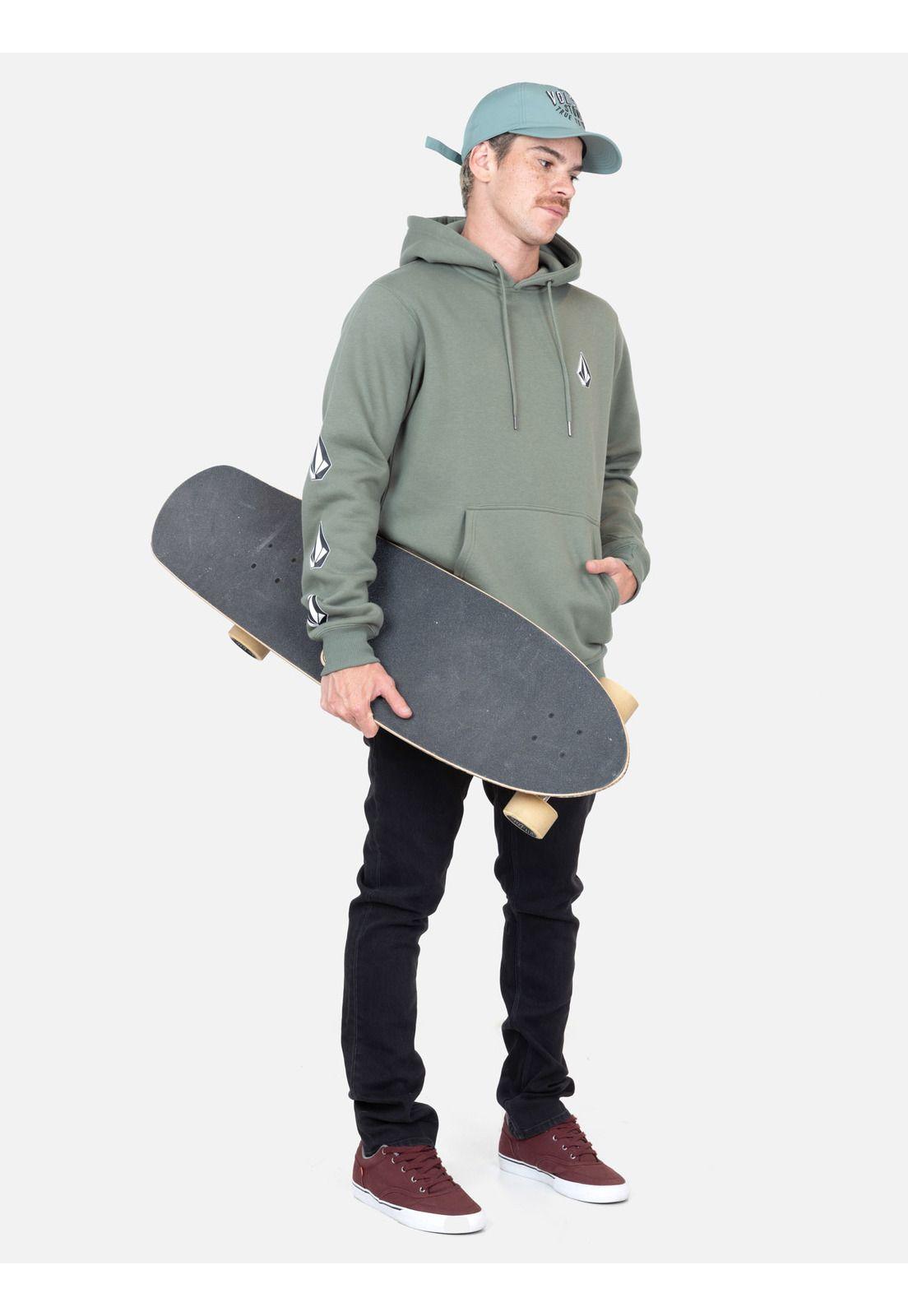 Poleron Roam Verde Hombre Volcom-3