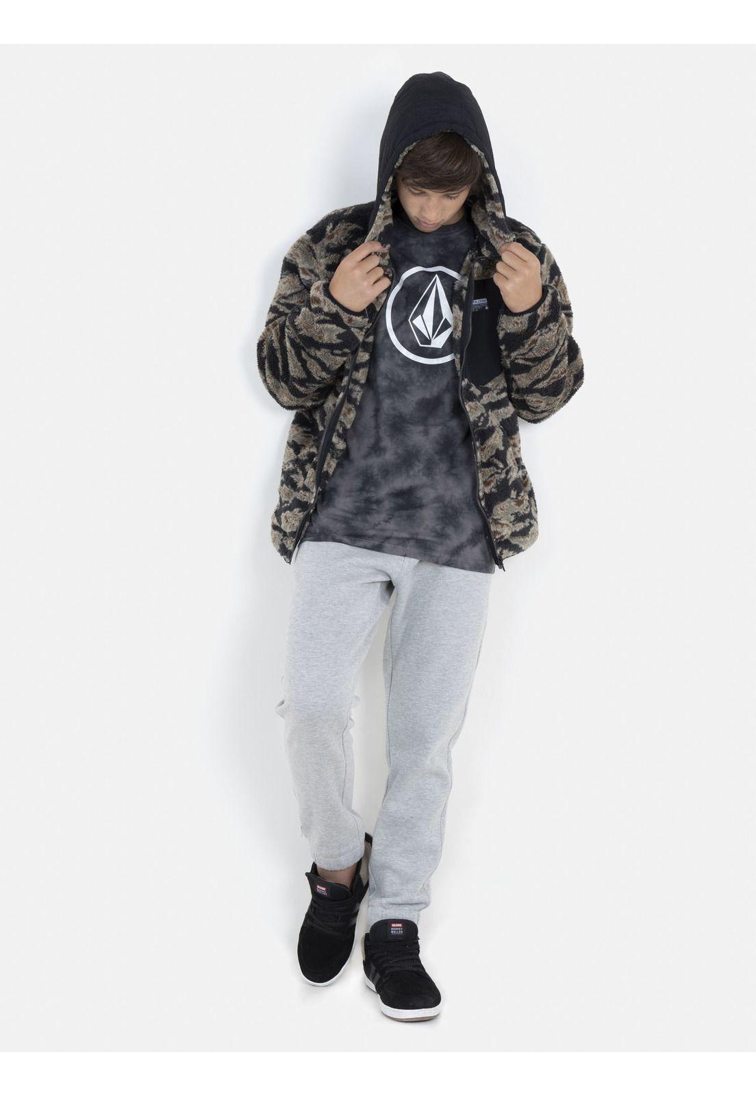 Poleron Chiporro Jungle Plus Juvenil Multicolor Volcom-4