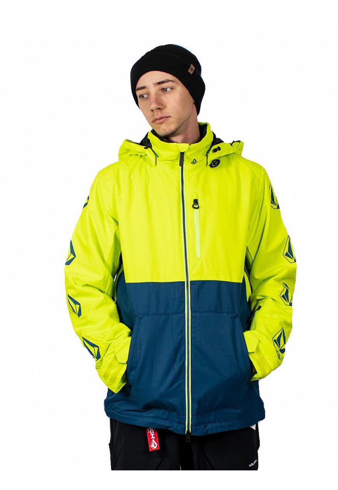 Parka Snow Tronik Amarillo Hombre Volcom-3