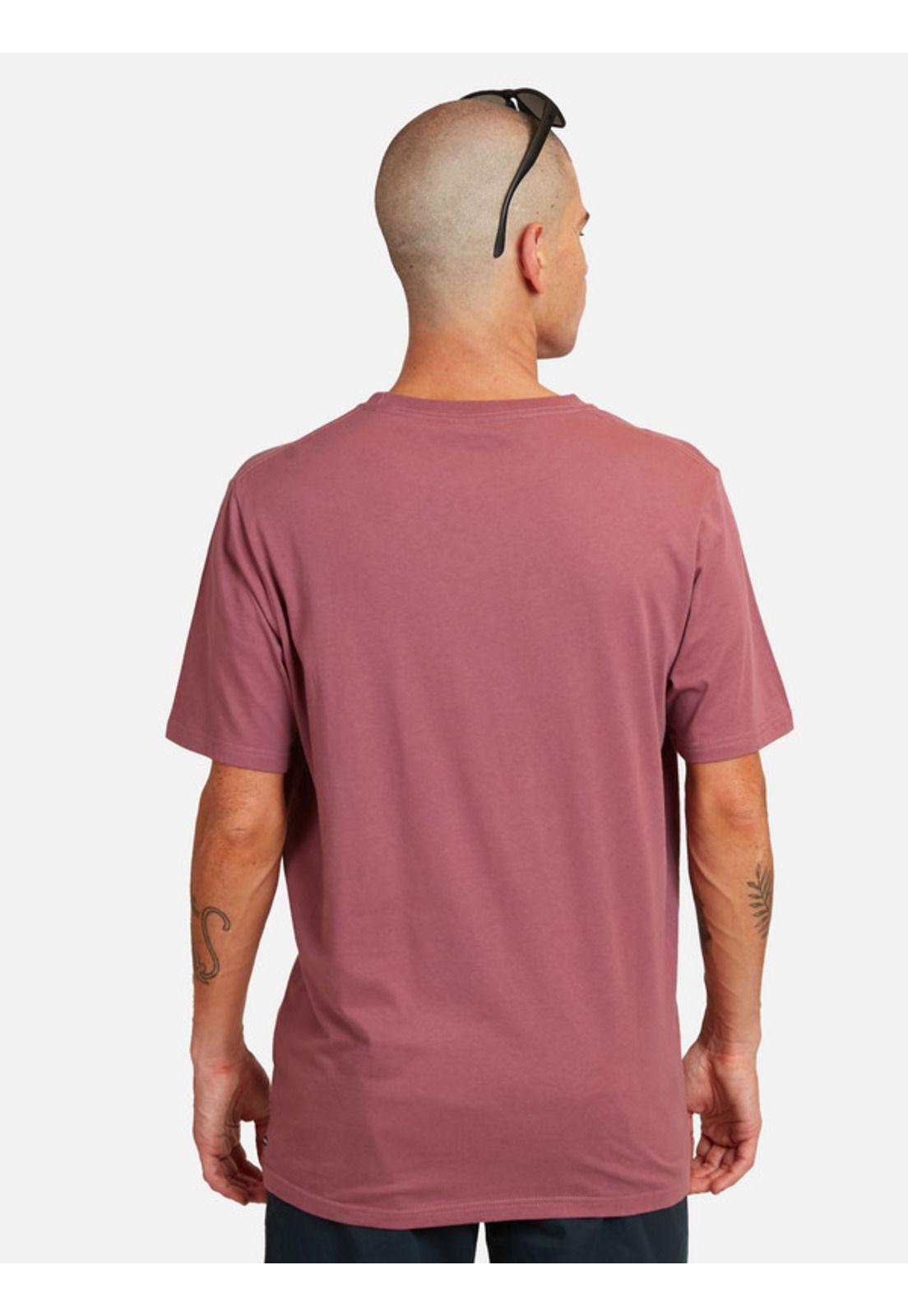 Polera M/C Psychbox Burdeo Hombre Volcom-1