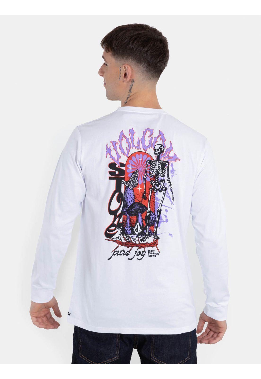 Polera Vision Ls Tee Blanco Hombre Volcom-1