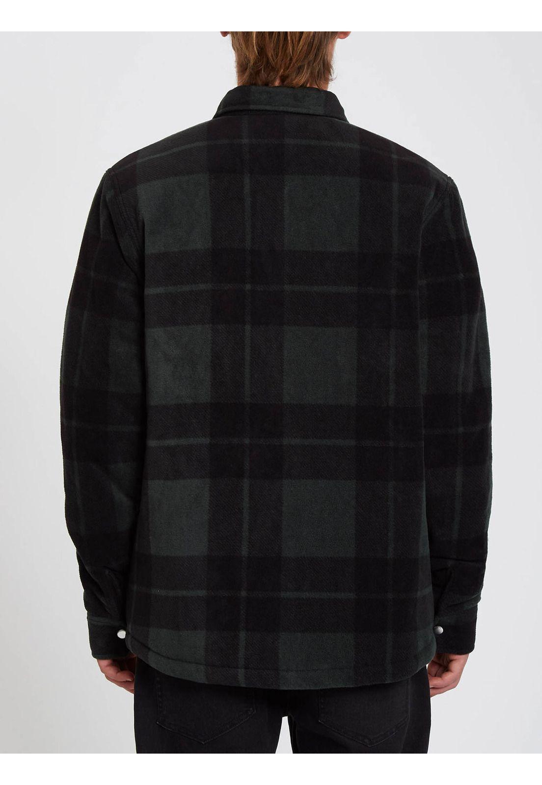 Camisa ML BOWERED FLEECE LS Hombre Verde Volcom-1