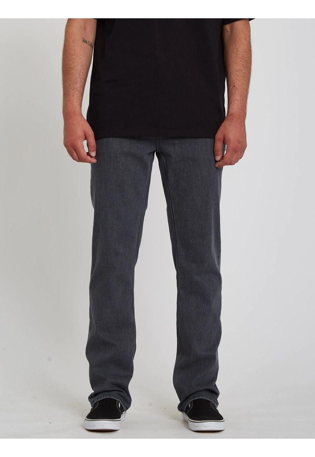 Jeans Solver Hombre Gris Volcom-0