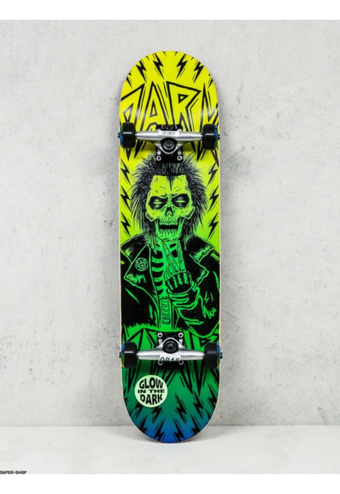 Skate Complete Electronic Yellow Multicolor Volcom-0