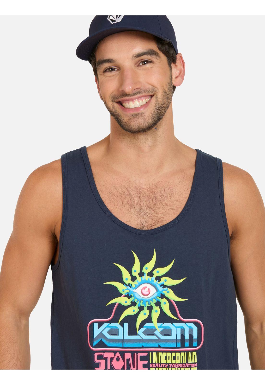 Polera SM Trikz Azul Hombre Volcom-2